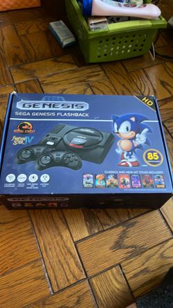 Sega Genesis Flashback System  plays full size carts and has 86 built in games