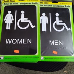 COMMERCIAL REST ROOM SIGNS 