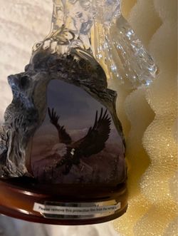 Bradford Exchange Crystal Eagle “Soaring Majesty” Limited Edition #1649