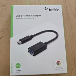 New In Box Belkin USB See To USB-A Adapter