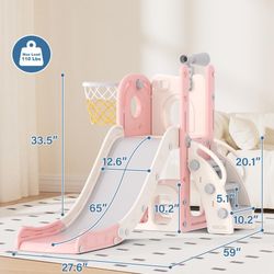 Toddlers Basketball/Slide/Play Set 