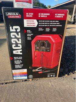 Lincoln Electric 225 Amp Arc/Stick Welder AC225S, 230V $390 BRAND NEW VERY FIRM ON PRICE