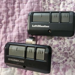 2 Programmable Garage Door Remotes