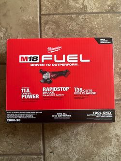 (Tool Only ) M18 FUEL 18V Lithium-Ion Brushless Cordless 4-1/2 in./5 in. Grinder w/Paddle Switch (Tool-Only)