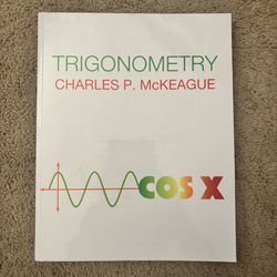 AVC BOOK FOR SALE!!! TRIGONOMETRY CHARLES P. McKEAGUE
