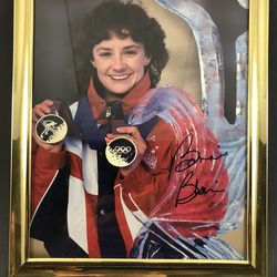 Olympic Gold Medalist Bonnie Blair Autographed /Framed 8X10 Photograph