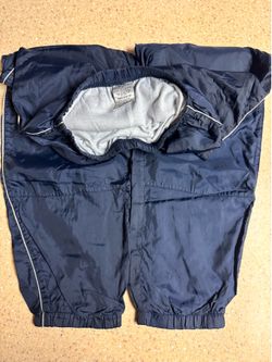 Girls Navy Blue Track Pants.