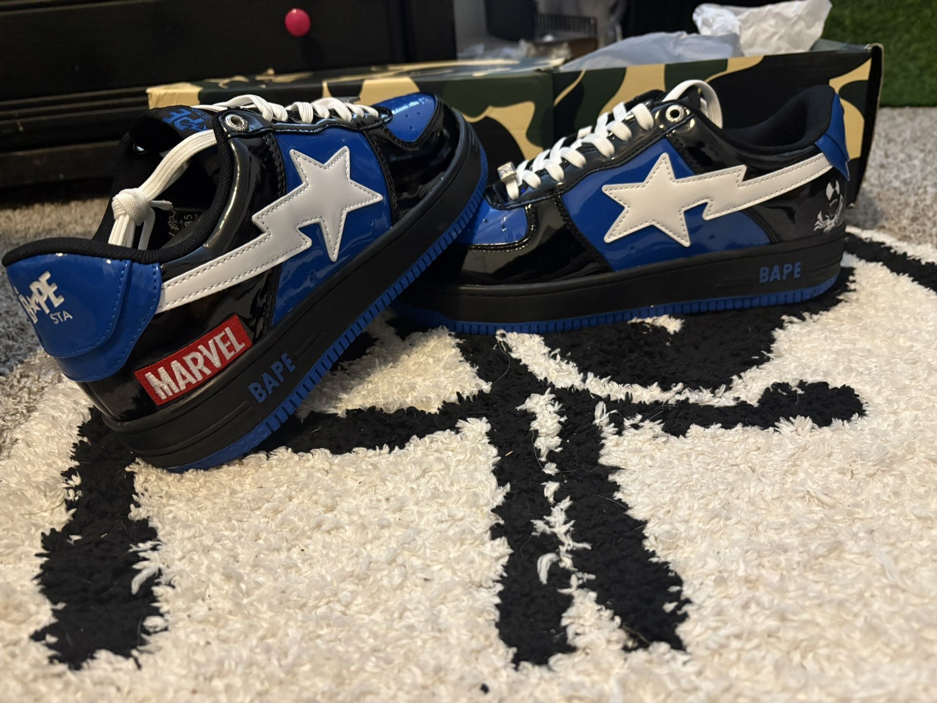 Marvel X Bapesta - Venom Size 8.5 Men