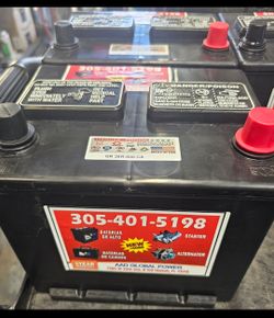 From group-26R, new battery for car, 1 year warranty