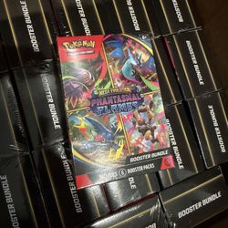 Brand New Pokemon Mega Evolutions Phantasmal Flames Booster Bundle