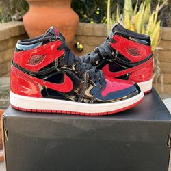 Jordan 1 Patent Bred Size 1y