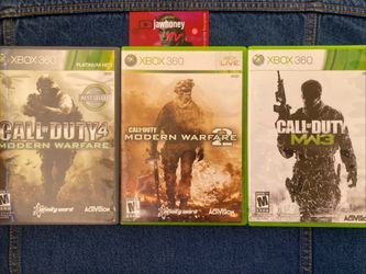 Call Of Duty 4 Modern Warfare 1 + 2 + 3 For Xbox 360