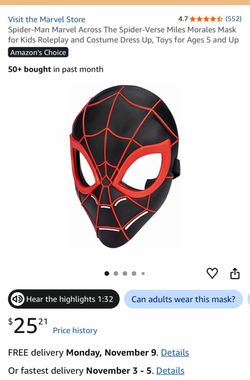 Kids Spider man mask