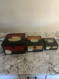 Coffee Storage Boxes 