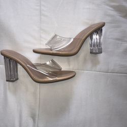 Clear Heels (6.5 US)
