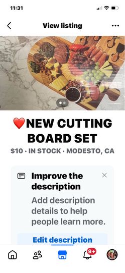 NEW CUTTING BOARD SET