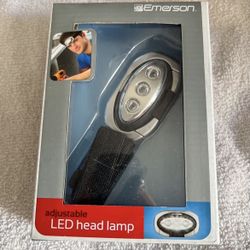 Headlamp 3 LED Adjustable Bright New 