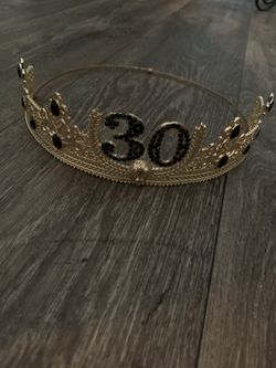 30th Birthday Crown And Sash