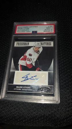 MARK STONE. ROOKIE AUTO PSA 10