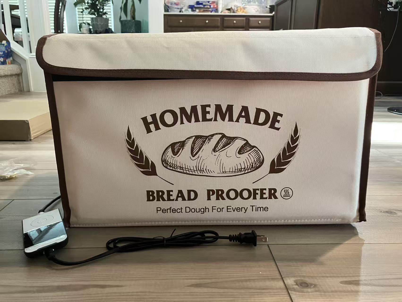 New Bread Proofing Box with Shelf,Foldable dough proofing box with 50-130℉ Temp Control & 24H Timer,