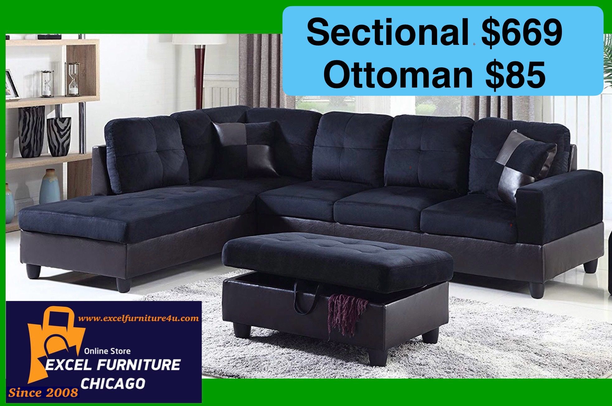 💫FREE DELIVERY💫Brand New Sectional Sofa Couch