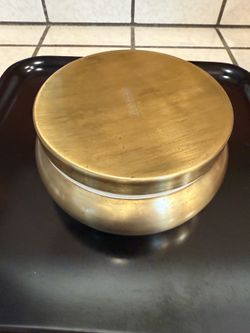 Brass box for food storage