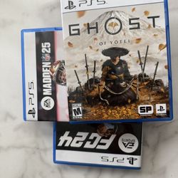 PS5 Games - Ghost Of Yotei, FC 24, Madden 25