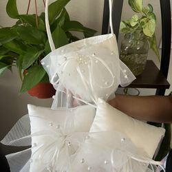 Flower girl/Ring bears matching set