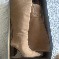 Slouchy Suede Boots By Ann Taylor
