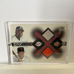 2001 Upper deck Winning Materials Tony Gwynn Cal Ripken Jr. #TG-CR Dual Relic 