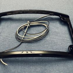 Gloss Black LED Lit Curved License Plate Frame