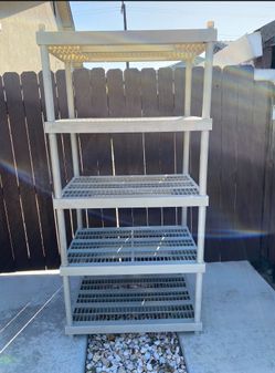 5 TIER SHELVING 6FT TALL X 3FT WIDE X 2FT IN-DEPTH