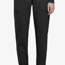 Cherokee Workwear Revolution Jogger Scrub Pant, Black, Large, Medium, Tall