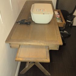 Moving Sale $145 Desk,Chair,All In 1 Printer Obo