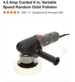 Porter-Cable 6 in. Random Orbit Polisher