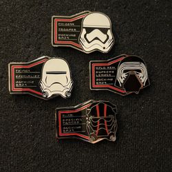 Disney Pins - Star Wars Helmets 