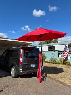 TrailBrella sun shade for hitch