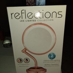 Unused In Opened Box Conair Reflections LED Lighted Mirror