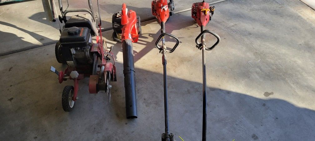 2 Weedeaters Edger and Blower