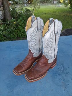 Western cowboy Square Boots Size 9 B Women's width