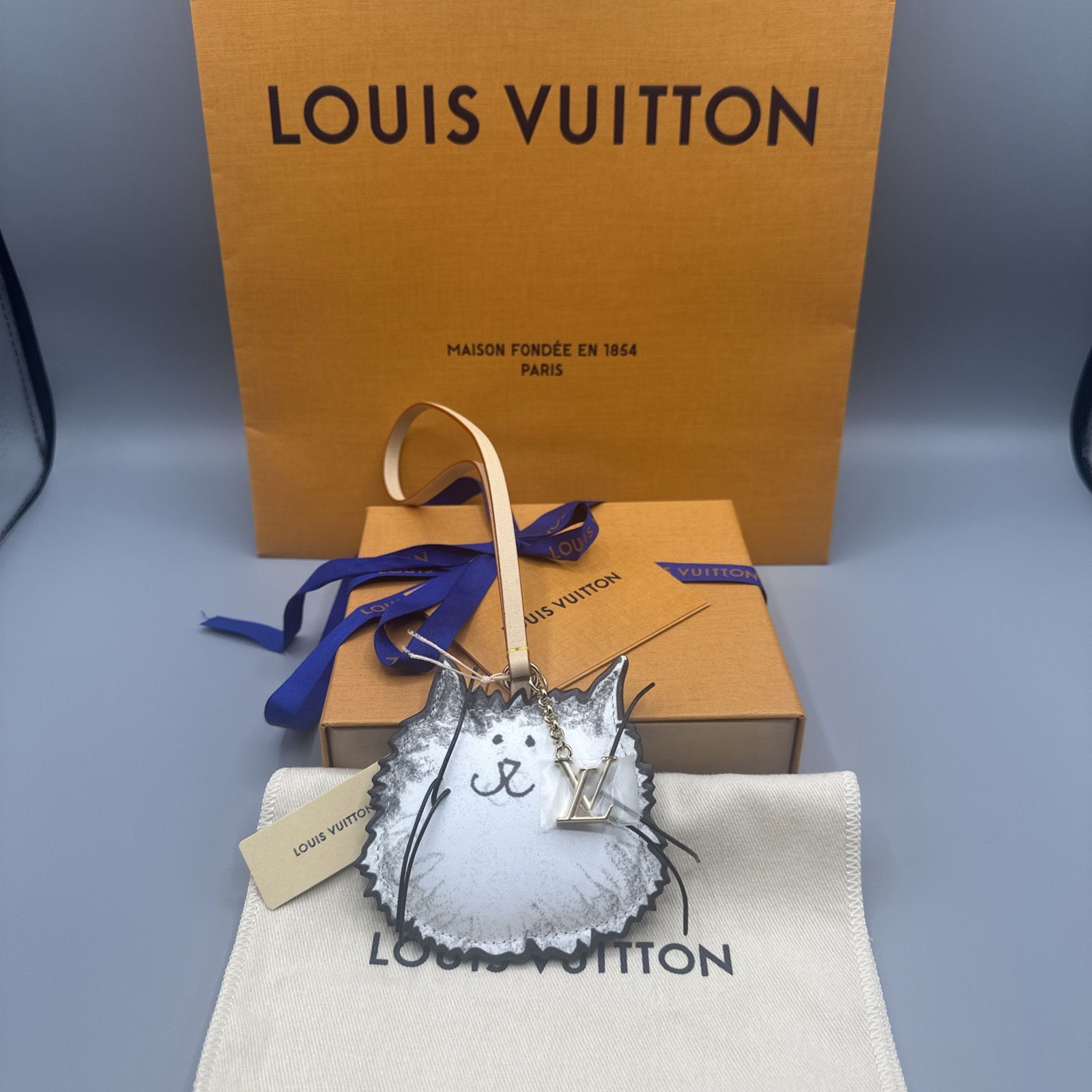 Louis Vuitton X Grave Coddington Cat Bag Charm