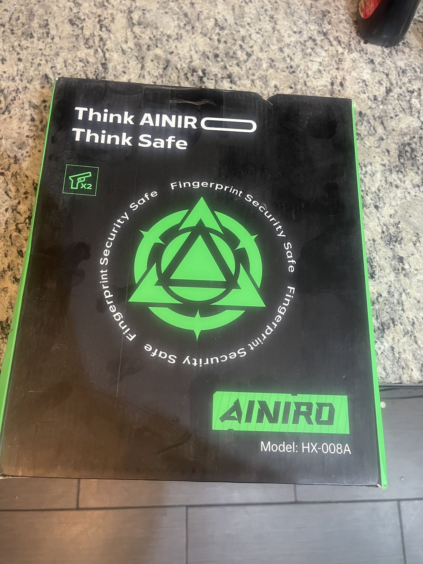 New Ainiro Fingerprint HX-008a Gun Safe 2X
