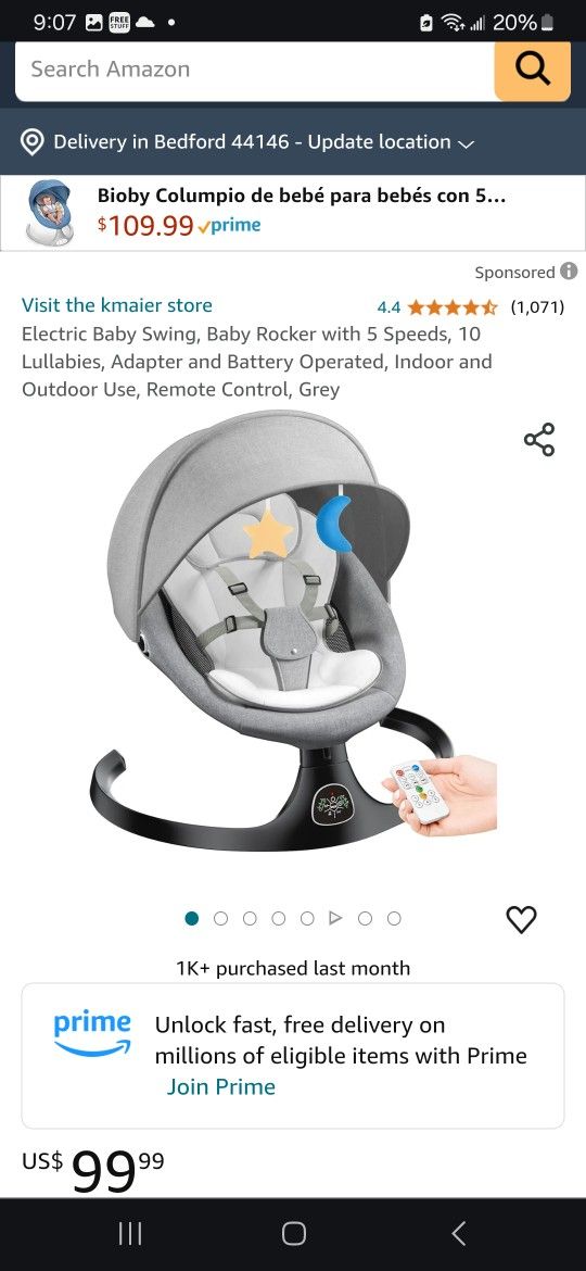 Wow ๐ Baby Glider $40