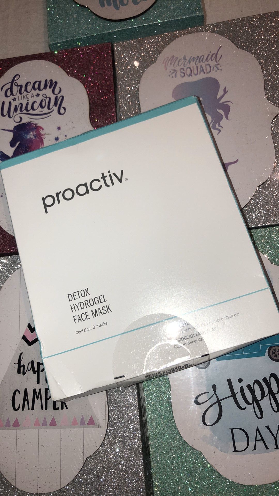 Proactive detox hydrogel face mask new