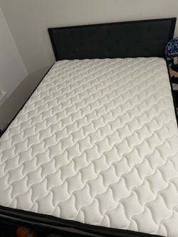 Full size mattress and bed frame