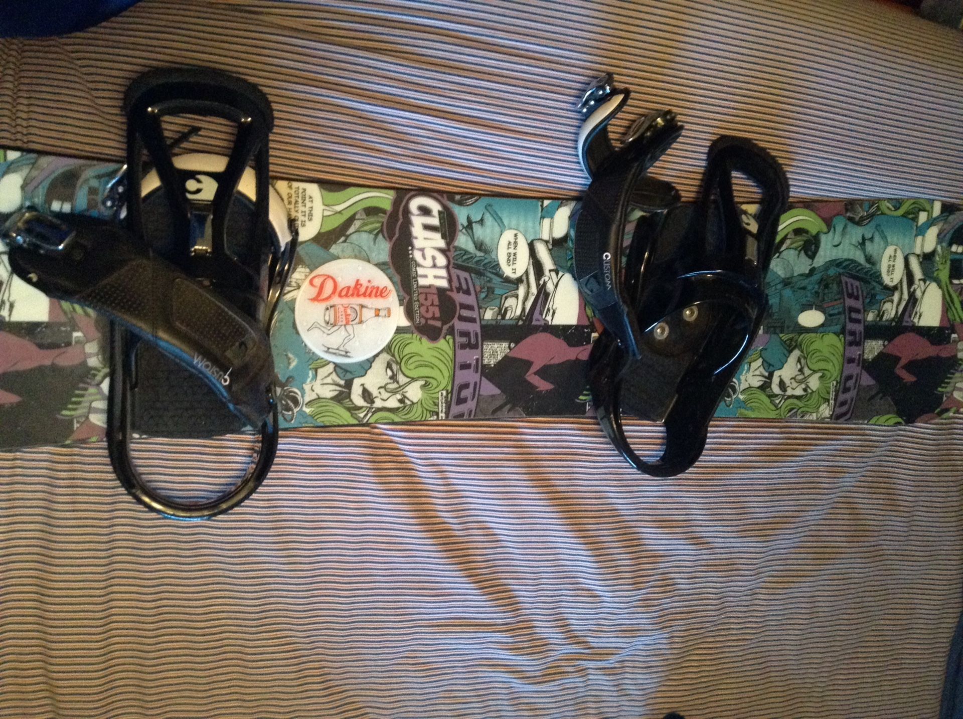 Burton snowboard w/ bindings