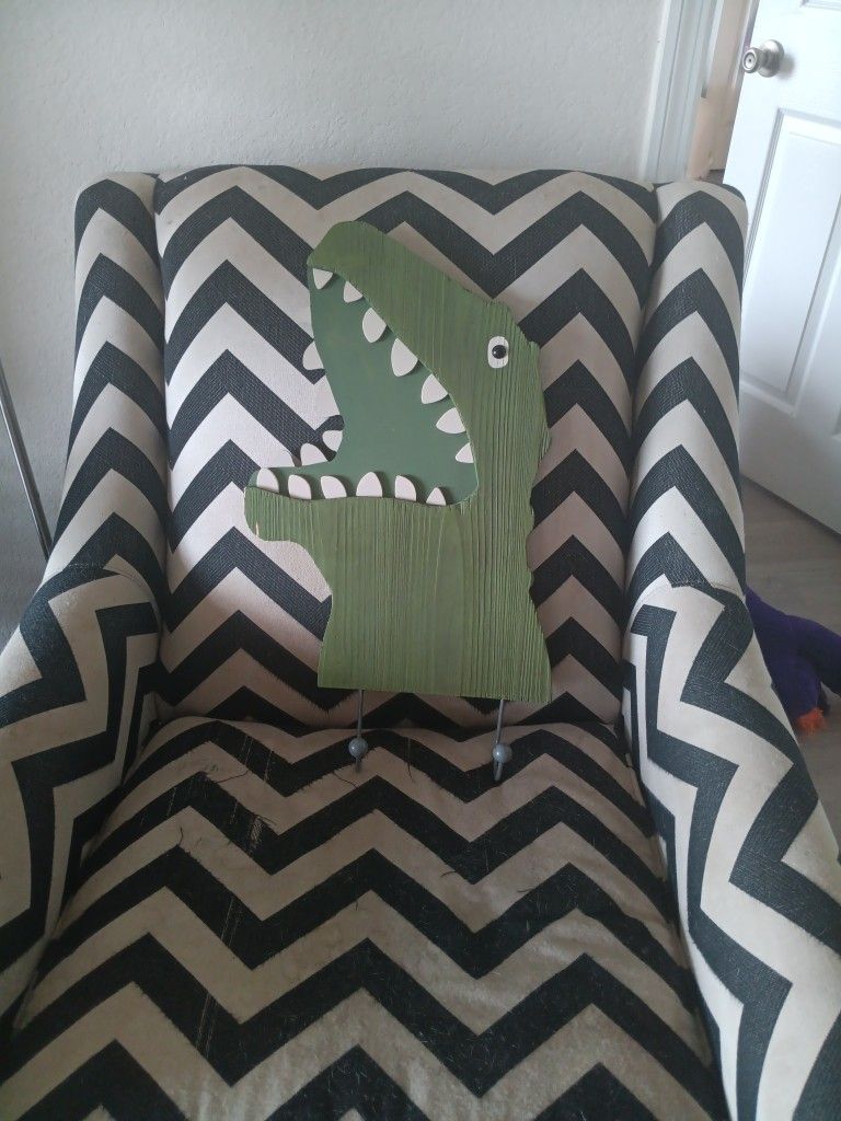 Dino Double Hook Wall Decor