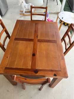 Solid Wood Dining Set