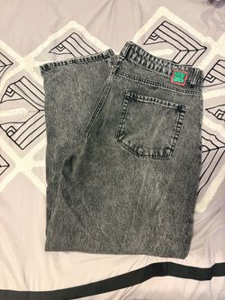 Empyre Acid Wash Baggy Denim Jeans