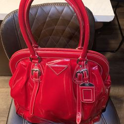 Red Prada Hand Bag 